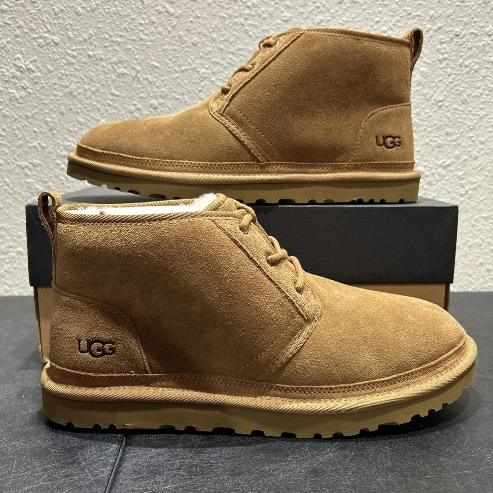 UGG Australia 3236 Neumel Boots for Men, Size 12 - Chestnut